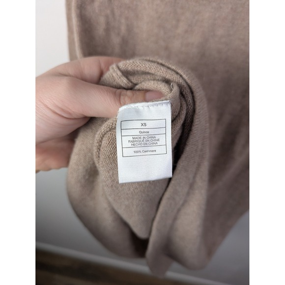 Quince Women's Mongolian Cashmere Turtleneck Sweater Dress XS Quiet Luxury - Picture 6 of 8